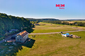 Pronájem pozemku k bydlení, 818 m2, Lanžov, cena 12000 CZK / objekt / měsíc, nabízí 